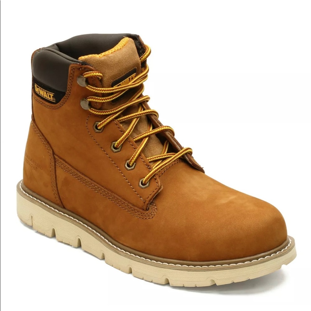 Men's Dewalt, Flex Steel Toe Boot.Size 12M Color Wheat